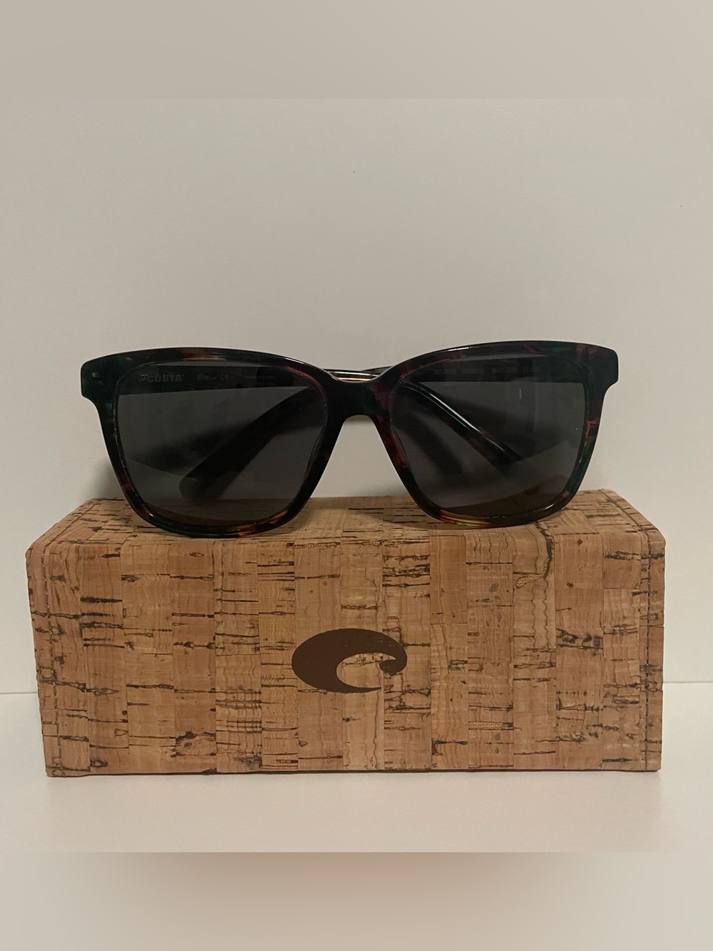 Costa Woman Polarized Sunglasses - “Shiny Abalone”, Gray Lenses, 57MM